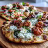 Cottage Cheese Flatbread Pizza