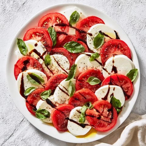 Caprese Salad Tomato Basil Mozzarella
