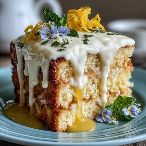 Spring Naked Cake Lemon Curd