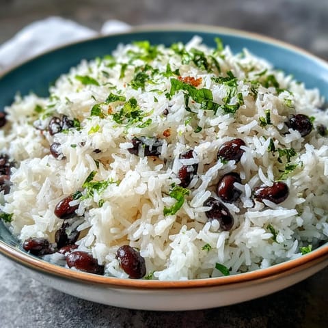 Tender beans and zesty lime mingle in this fragrant coconut lime rice dish.