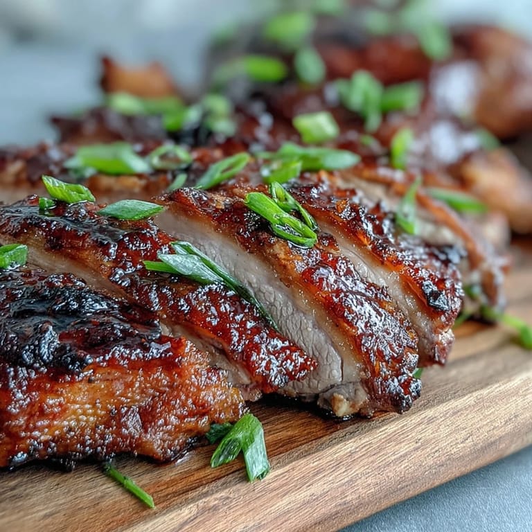 Glazed Five-Spice Roast Ducks displayed with steamed jasmine rice and stir-fried greens, ideal for a romantic Valentine's dinner for two.