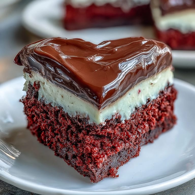 Freshly frosted Red Betty Boop Heart Cake garnished with red sugar pearls and ready to serve.